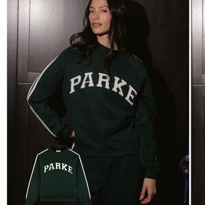 Brand New Parke Sport Stripe Mockneck